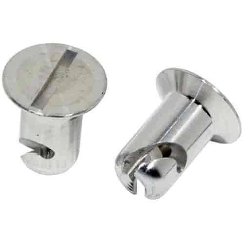 Moroso Quick Fastener, Flush. 5/16 In X.400,  Aluminum - 71295