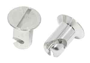 Moroso Quick Fastener, Flush Hd, 7/16 In X .400, Aluminum - 71302
