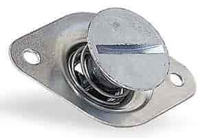 Moroso Quick Fastener, Self Ejecting, 7/16 In X .500, Steel, Silver - 71370