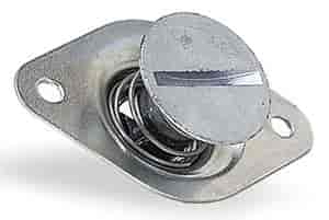 Moroso Quick Fastener, Self Ejecting, 7/16 In X.550, Steel, Silver - 71375