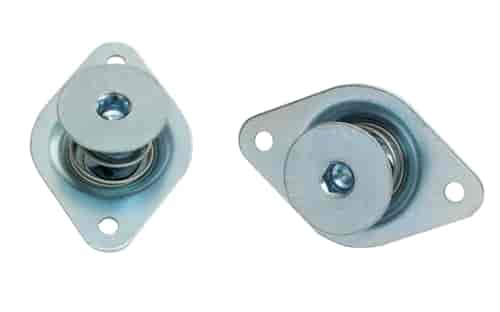 Moroso Quick Fastener, Self Ejecting, Hex Drive, 7/16 In X .500, Steel, Silver - 71380