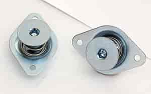 Moroso Quick Fastener, Self Ejecting, Hex Drive, 7/16 In X .550, Steel, Silver - 71382