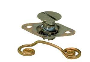 Moroso Quick Fastener, Self Ejecting, 5/16 In X .500, Steel, Silver - 71500