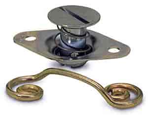 Moroso Quick Fastener, Self Ejecting, 5/16 In X .650, Steel, Silver - 71530