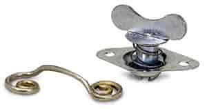 Moroso Quick Fastener, Self Ejecting, Winged, 5/16 In X 650, Steel, Silver - 71540