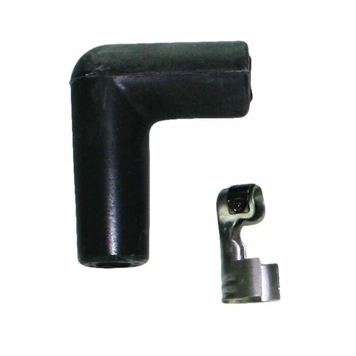 Moroso Spark Plug Boot & Terminal Kit, 90 Degree Ends, Blue Max - 72070