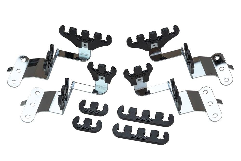 Moroso Ignition Wire Loom Kit, Sbc Centerbolt, Black - 72143