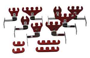 Moroso Ignition Wire Loom Kit, Bbc, Red - 72176