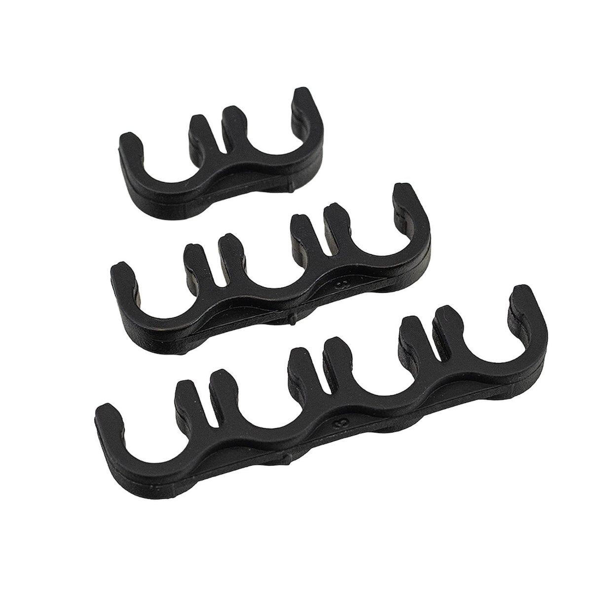 Moroso WIRE SEPARATOR KIT, BLACK, NO LOGO 2 HOLE, 3 HOLE, 4 HOLE 2 EACH - 72196