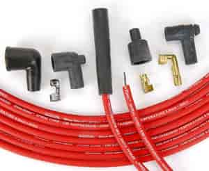 Moroso Ignition Wire Set, Blue Max, Universal, Red, Straight - 73218