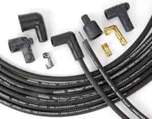 Moroso Ignition Wire Set, Blue Max, Universal, Black, 90 Degree - 73231