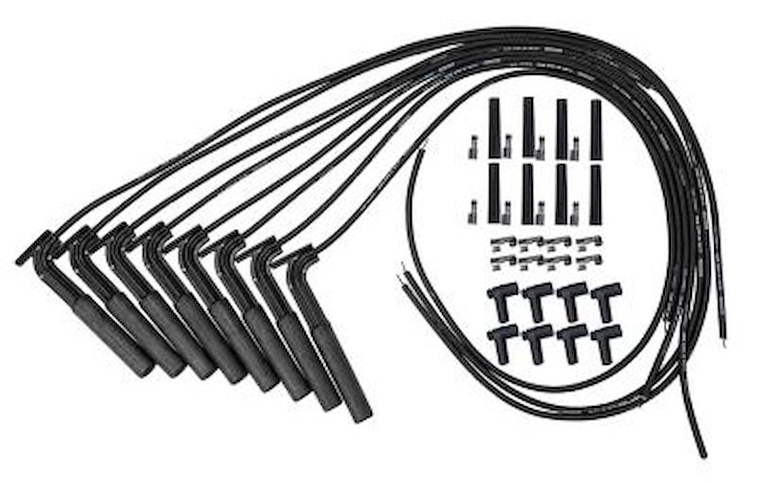 Moroso WIRE SET ULTRA 40 UNIV. HEMI BLACK, REMOTE COILS - 73856