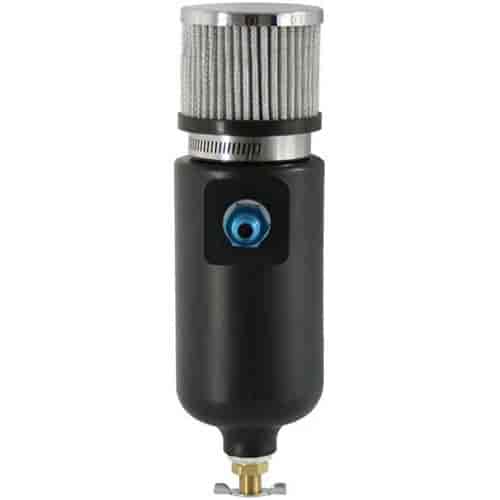 Moroso Tank, Breather, Catch Can,  Poly, -8 An Male Fitting - 85404