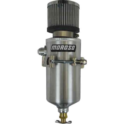 Moroso Tank, Breather, Catch Can, -10 An Male Fitting - 85459