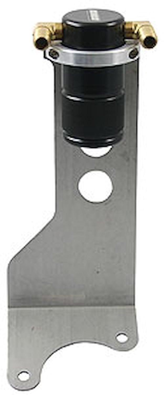 Moroso 6.2L Raptor Air-Oil Catch Can (Small Body - Black)