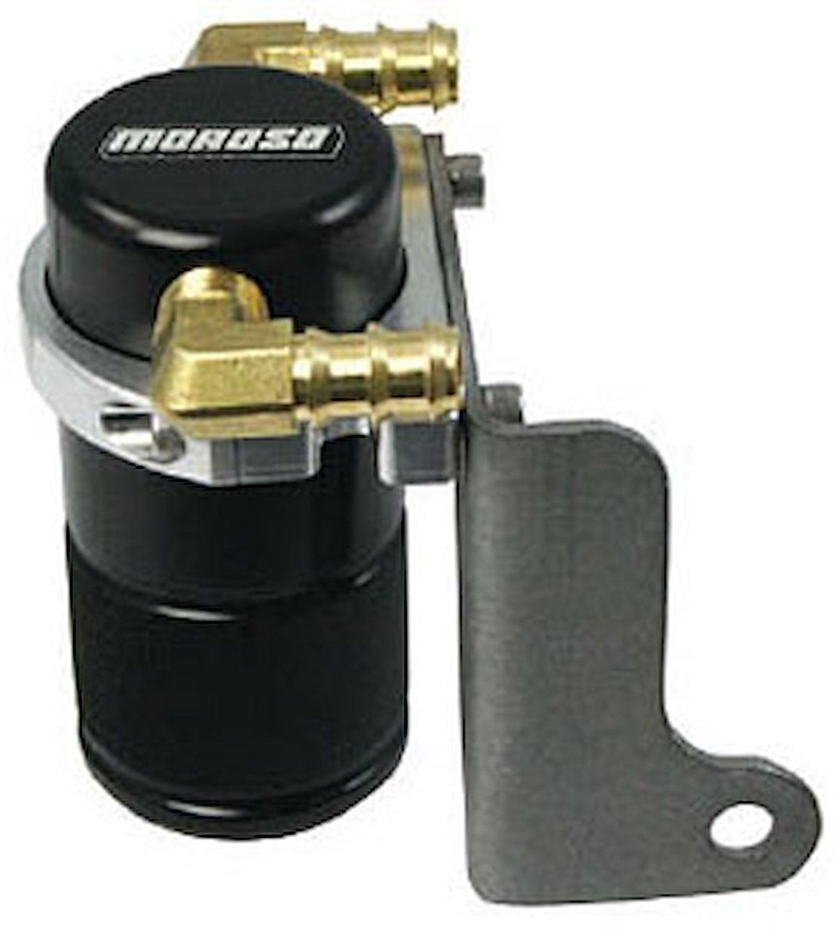 Moroso Separator, Air Oil, Catch Can, Small Body, Black Finish, Chrysler/Dodge Challenger, Charger, Magnum, 300C, 5.7/6.1 - 85613