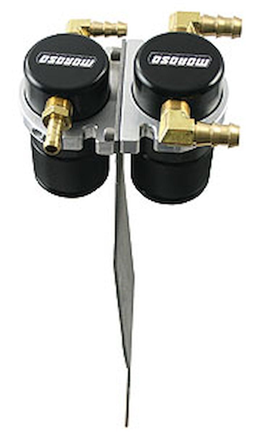 Moroso Separator, Air Oil, Catch Can,  Small Body, Black Finish, Lotus Elise/Exige, 05-11 - 85637