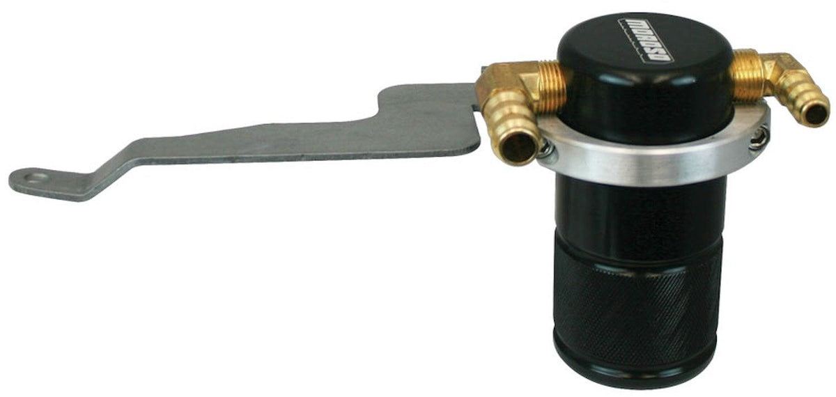 Moroso Separator, Air Oil, Catch Can, Small Body, Black Finish, Subaru Wrx, 15-Up - 85673