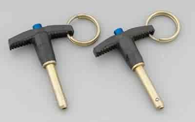 Moroso Quick Release Pin, 1/4 In. Dia X 1-1/2 In. Long, Two Pack - 90390
