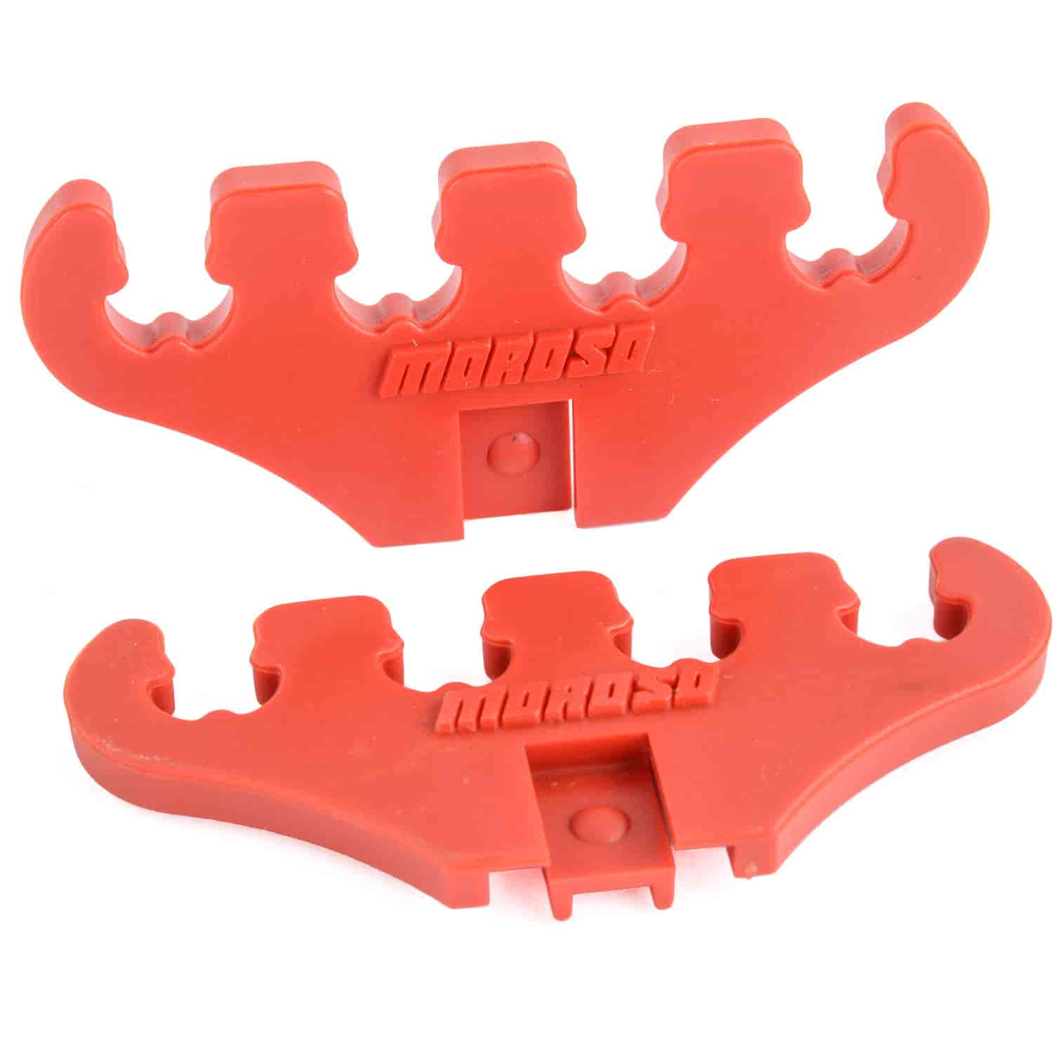 Moroso Wire Loom, 4 Hole, Red - 97835