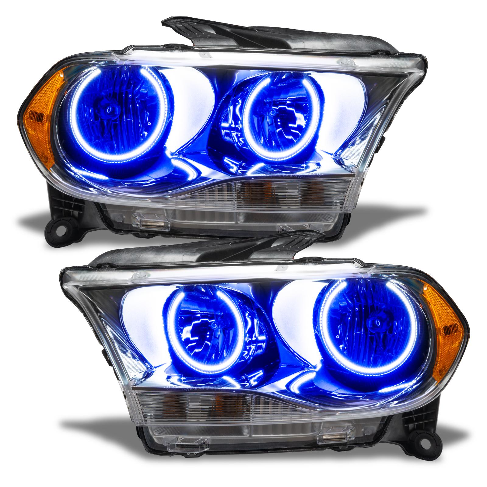Oracle Lighting Smd Pre-Assembled Headlights, Halogen, Chrome Bezel, Blue (2011-2013 Durango) - 7101-002