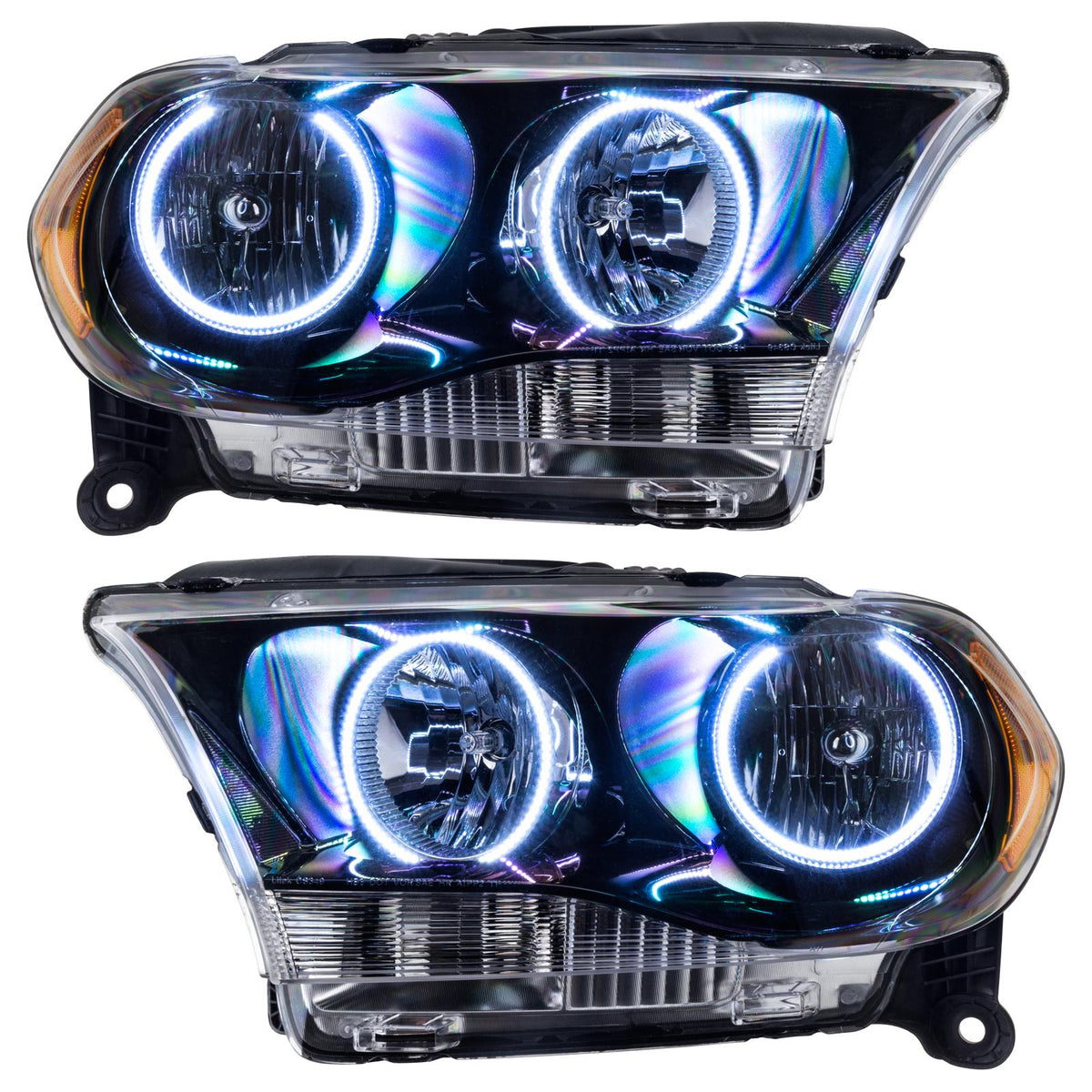 Oracle Lighting Smd Pre-Assembled Headlights, Halogen, Black, White (2011-2013 Durango) - 7102-001