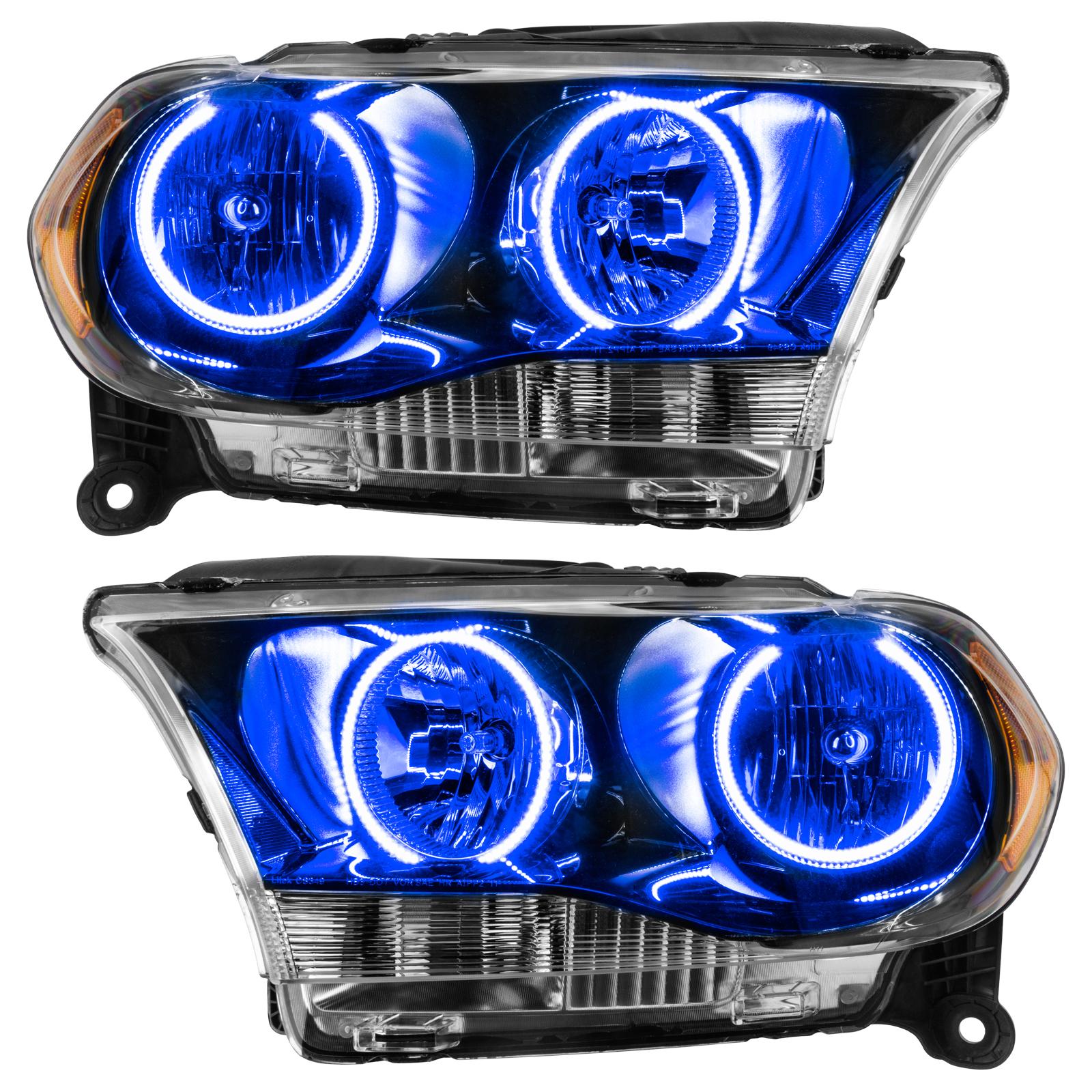 Oracle Lighting Smd Pre-Assembled Headlights, Halogen, Black Bezel, Blue (2011-2013 Durango) - 7102-002