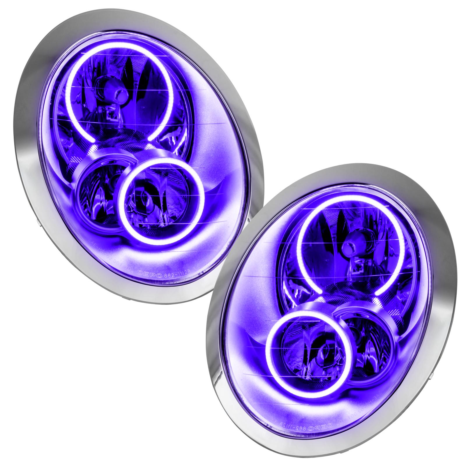 Oracle Lighting Smd Pre-Assembled Headlights, Uv/Purple (2005-2008 Cooper) - 7103-007