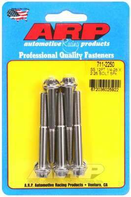 ARP 1/4-28 x 2.250 12pt SS bolts - 711-2250