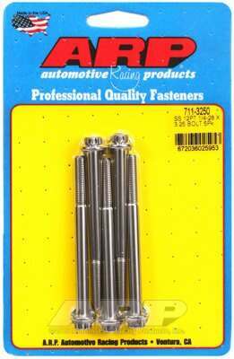 ARP 1/4-28 x 3.250 12pt SS bolts - 711-3250