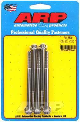 ARP 1/4-28 x 3.500 12pt SS bolts - 711-3500