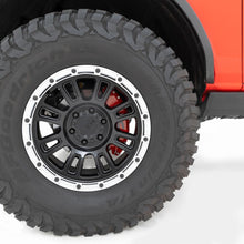 Rough Country Caliper Covers Front and Rear Red Ford Bronco 4WD (2021-2025) (2021-2026 Bronco) - 71151
