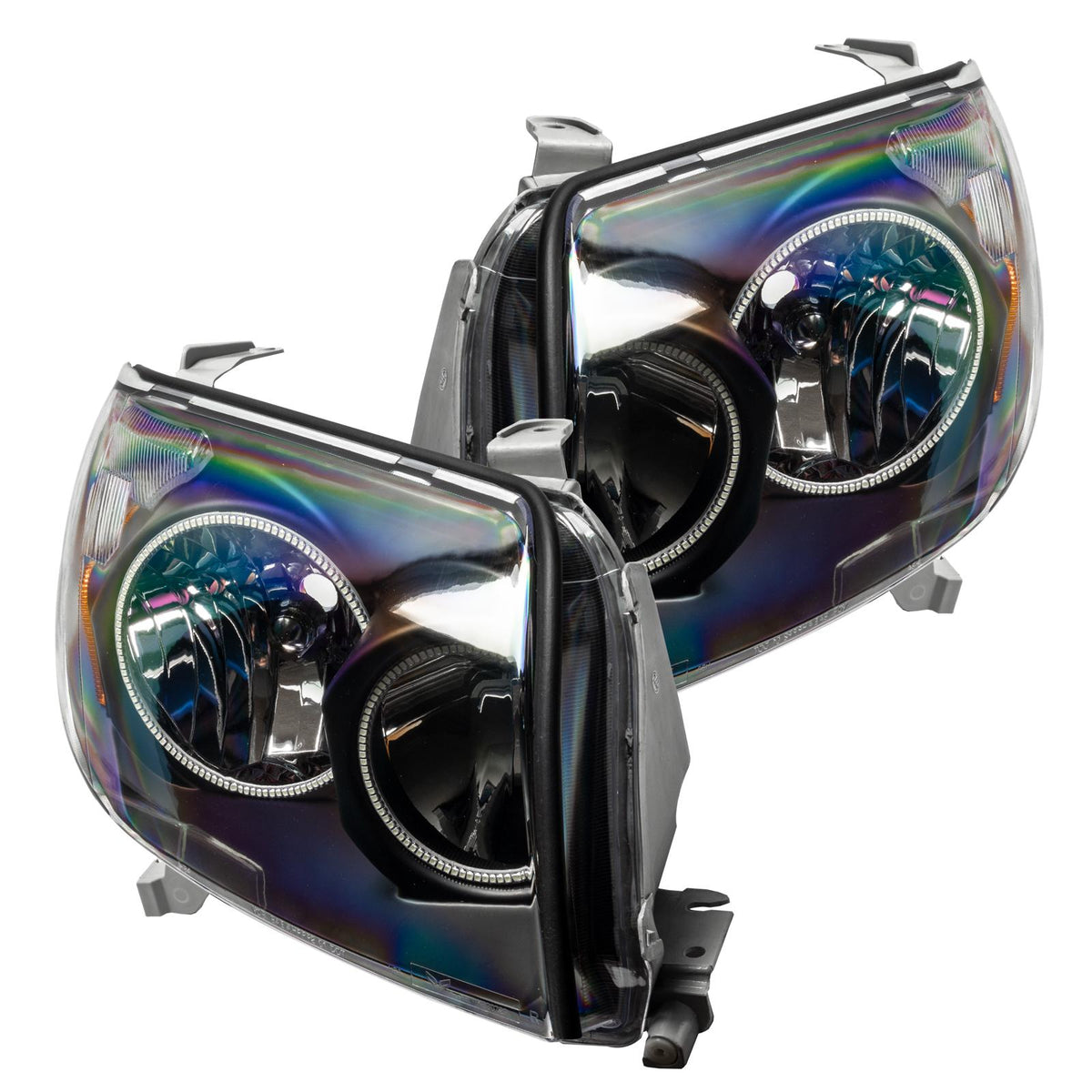 Oracle Lighting Smd Pre-Assembled Headlights, Black Bezel, Colorshift - Simple (2003-2005 4Runner) - 7118-504
