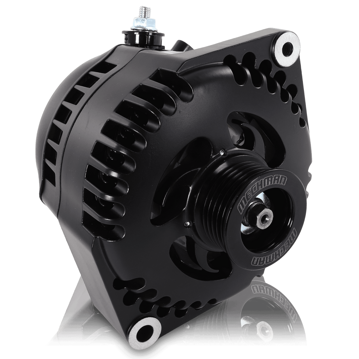 MECHMAN 240 amp racing alternator - BLACK - 7127240B