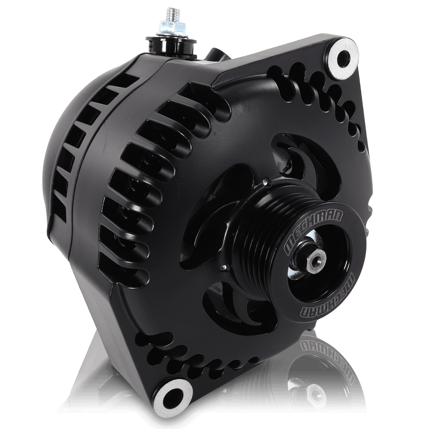 MECHMAN 320 amp racing alternator - BLACK - 7127320B