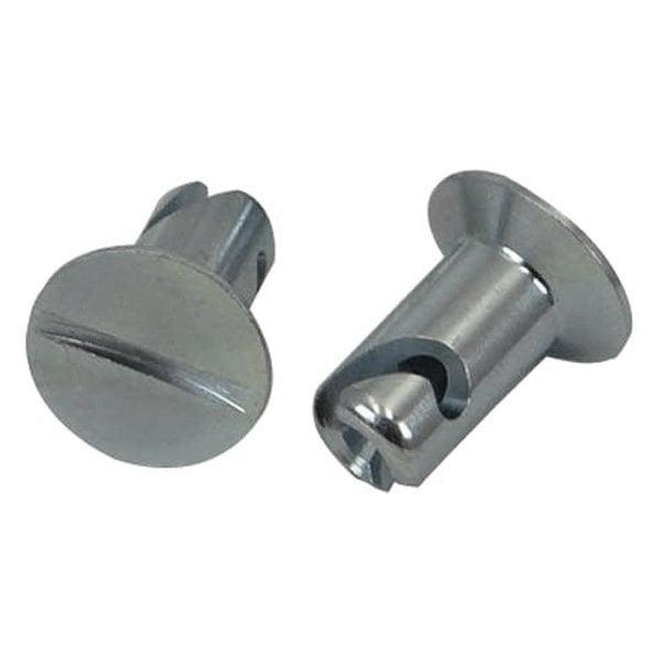 Moroso Quick Fastener, Flush. 5/16 In  X.500, Steel, Silver - 71294