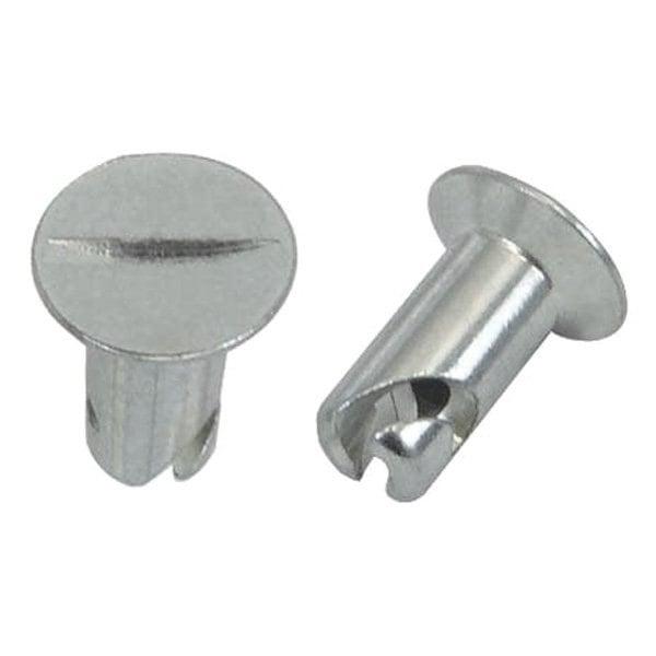 Moroso Quick Fastener, Flush. 5/16 In X.550, Steel, Silver - 71299