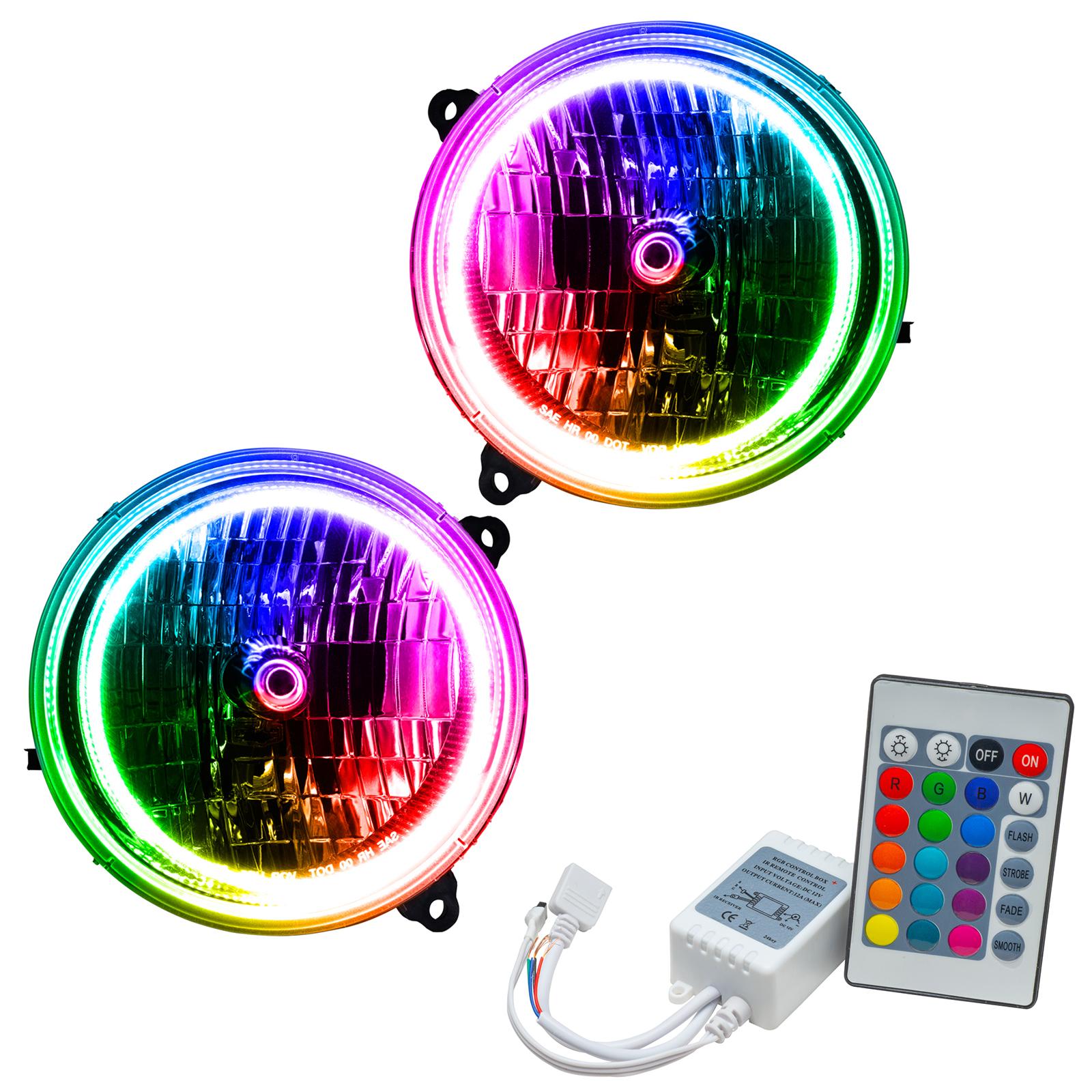 Oracle Lighting Smd Pre-Assembled Headlights, Colorshift - Simple (2002-2004 Liberty) - 7135-504