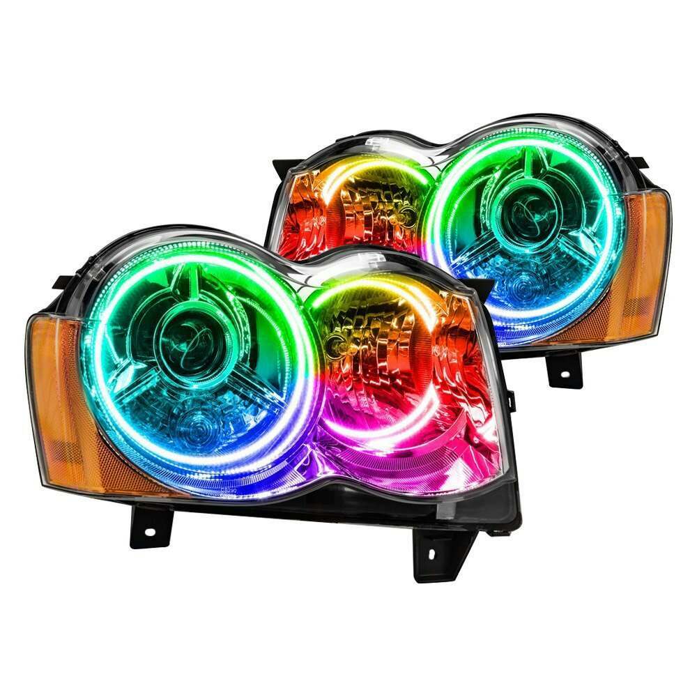 Oracle Lighting Oracle 2008-2010 Jeep Grand Cherokee Pre-Assembled Led Halo Headlights - (Hid) (2008-2010 Jeep Grand Cherokee) - 7139-335