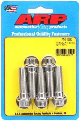 ARP 7/16-20 x 1.500 12pt SS bolts - 714-1500