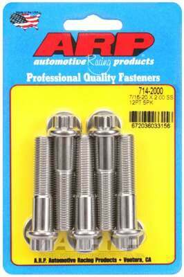 ARP 7/16-20 x 2.000 12pt SS bolts - 714-2000