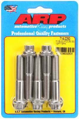 ARP 7/16-20 x 2.250 12pt SS bolts - 714-2250