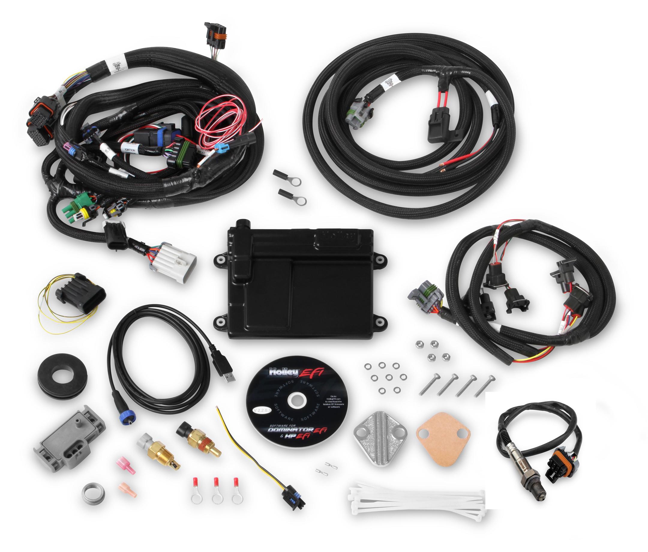 Holley Efi 550-606 Ford Mpfi Hp Ecu And Harness Kit