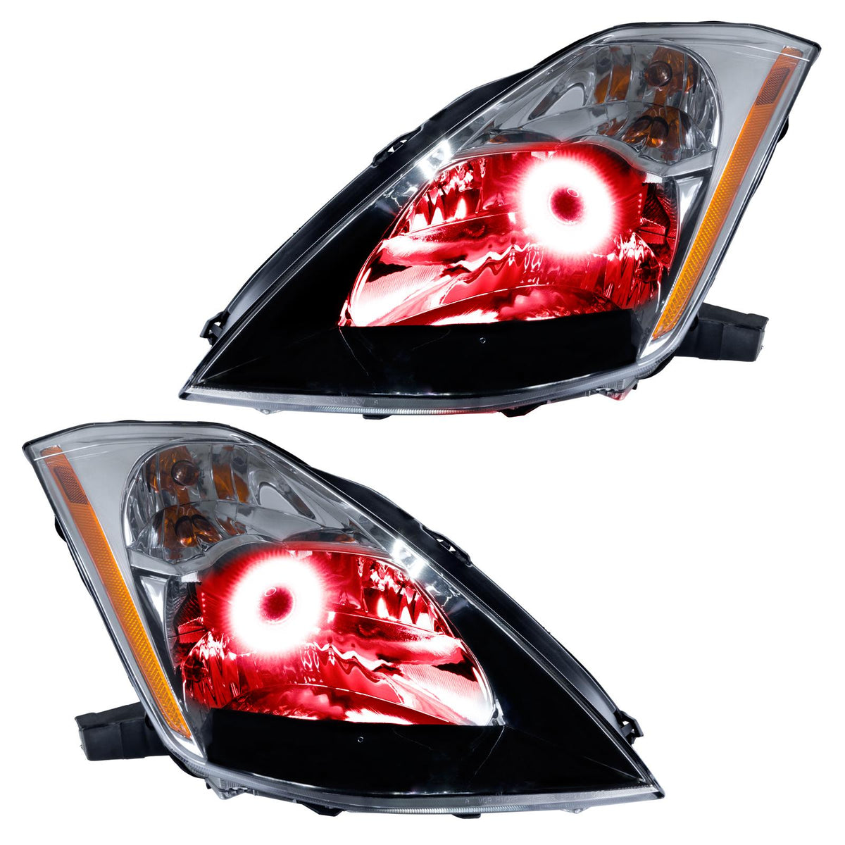 Oracle Lighting Smd Pre-Assembled Headlights, Hid Style, Red (2003-2005 350Z) - 7144-003