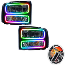 Oracle Lighting Smd Pre-Assembled Headlights, Black Bezel, Colorshift (2005-2005 Excursion) - 7147-330
