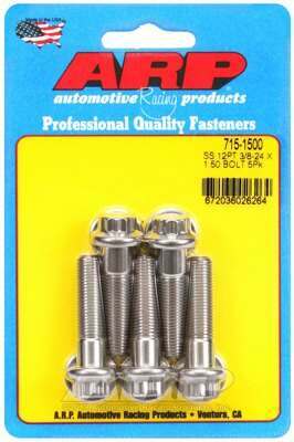 ARP 3/8-24 x 1.500 12pt 7/16 wrenching SS bolts - 715-1500