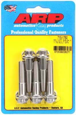 ARP 3/8-24 x 1.750 12pt 7/16 wrenching SS bolts - 715-1750