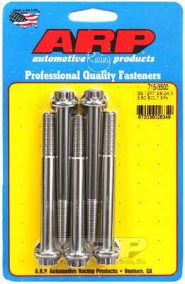 ARP 3/8-24 x 3.500 12pt 7/16 wrenching SS bolts - 715-3500