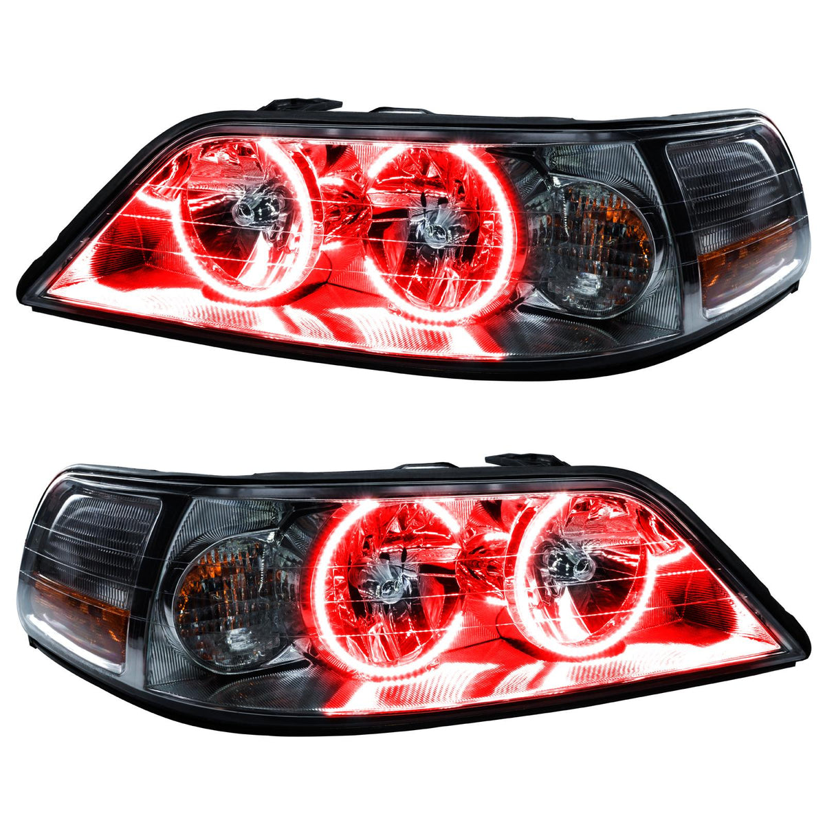 Oracle Lighting Smd Pre-Assembled Headlights, Non-Hid, Red (2005-2011 Town Car) - 7155-003