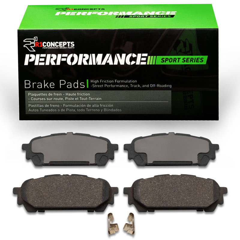 R1 03-08 Subaru Impreza Rear Performance Sport Brake Pads